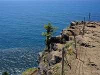 Summer Vacation 2018-185  The end of the Cape.  Look how hard they make it to fall - NOT!